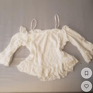 Vintage Off the Shoulder Blouse